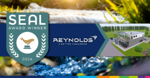 Reynolds Named Recipient of SEAL Business Sustainability Award for Advanced Water Recycling Facility at Tobaccoville, N.C. Plant