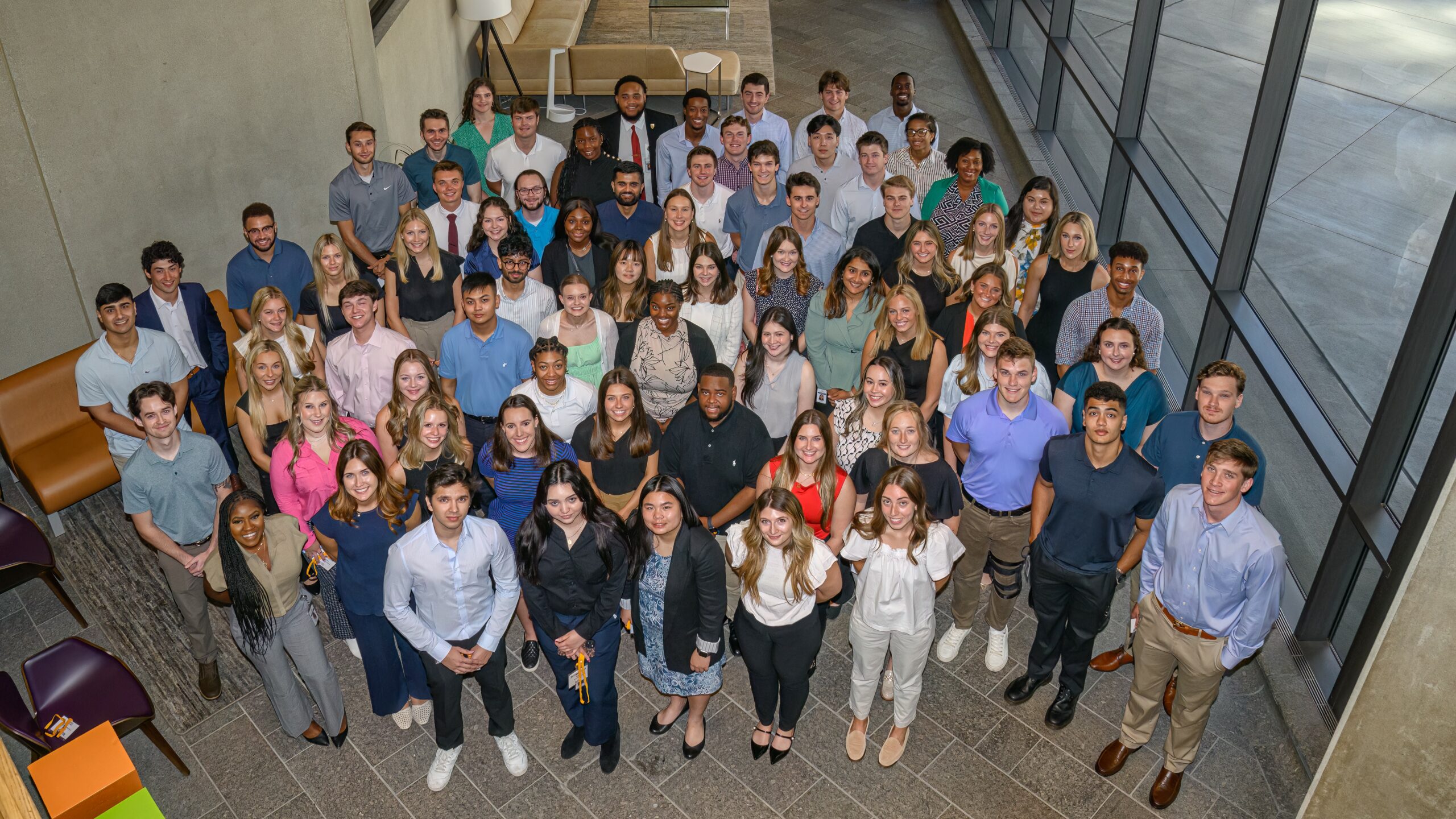 Reynolds American 2024 interns gather for a group photo.
