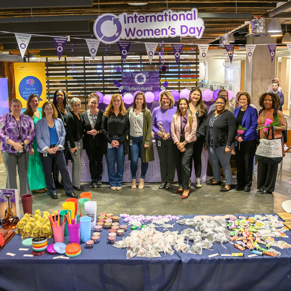 Celebrating International Women's Day at Reynolds American, Inc. in Winston-Salem, North Carolina.