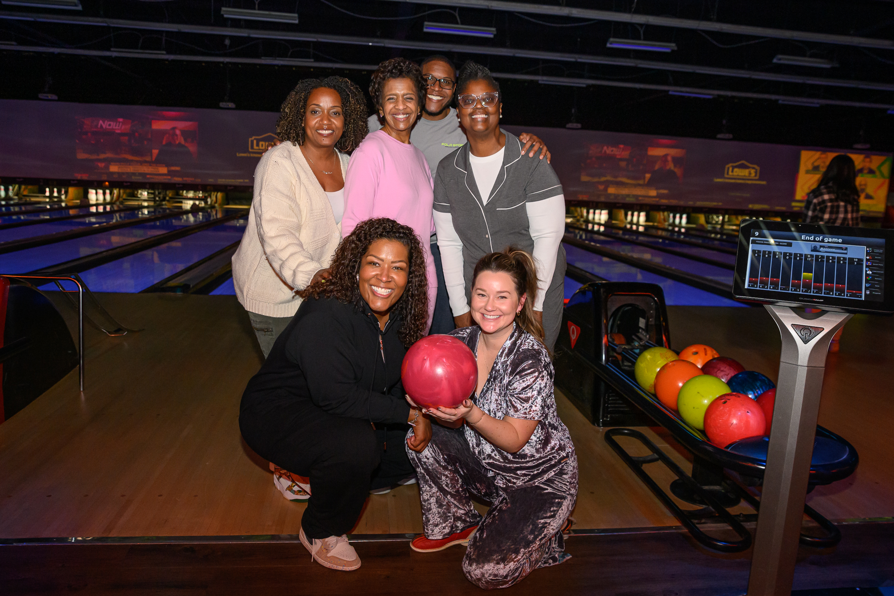 Reynolds employees participate in a Big Brothers Big Sisters bowling event in Winston-Salem, North Carolina.